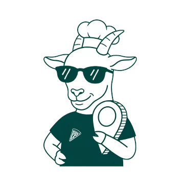 La mascotte chef de Plan Pizza