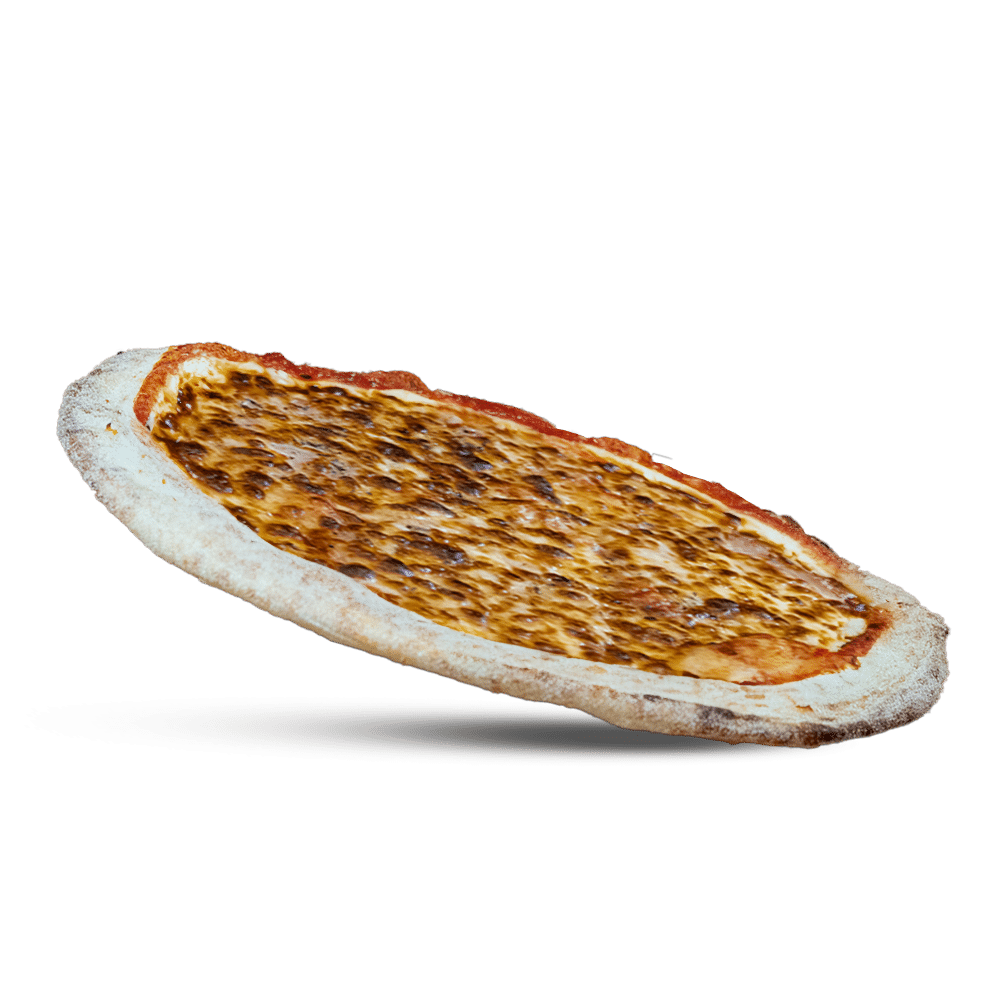 Pizza campagnarde Sauce tomate, bacon de dinde, mozzarella râpée disponible chez plan pizza