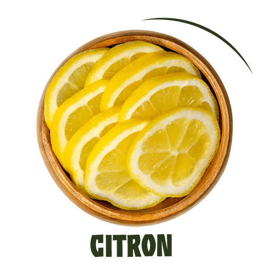 Ingrédient citron disponible chez plan pizza