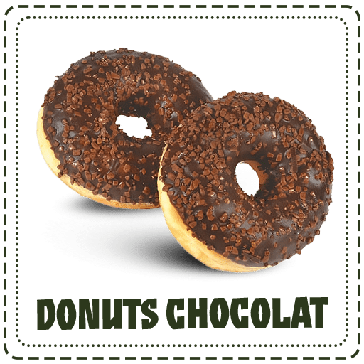 Dessert donuts chocolat disponible chez plan pizza