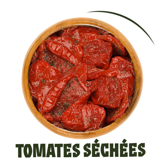 Ingrédients tomate séchée de chez plan pizza